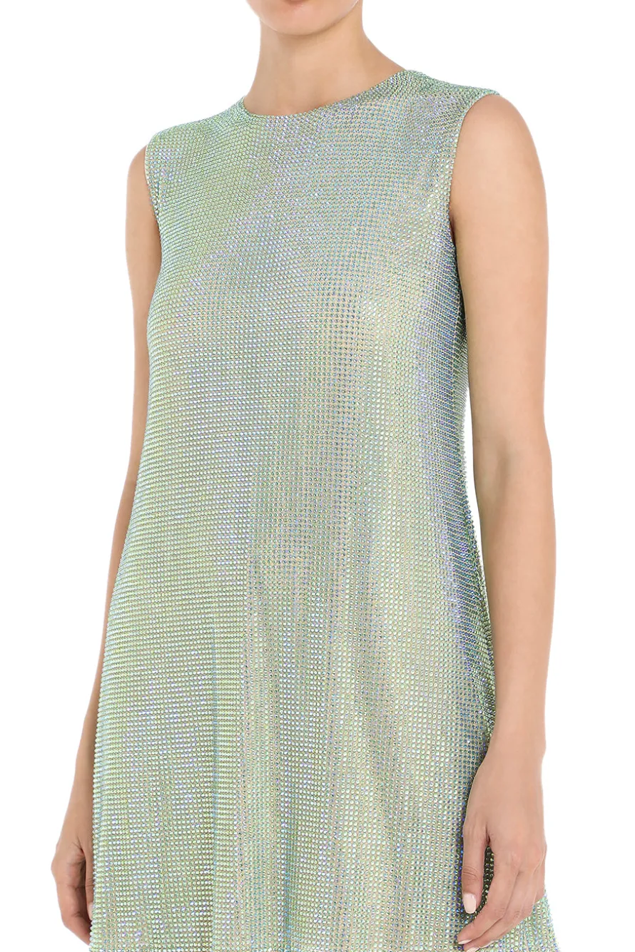 A-Line Sleeveless Mini Dress
