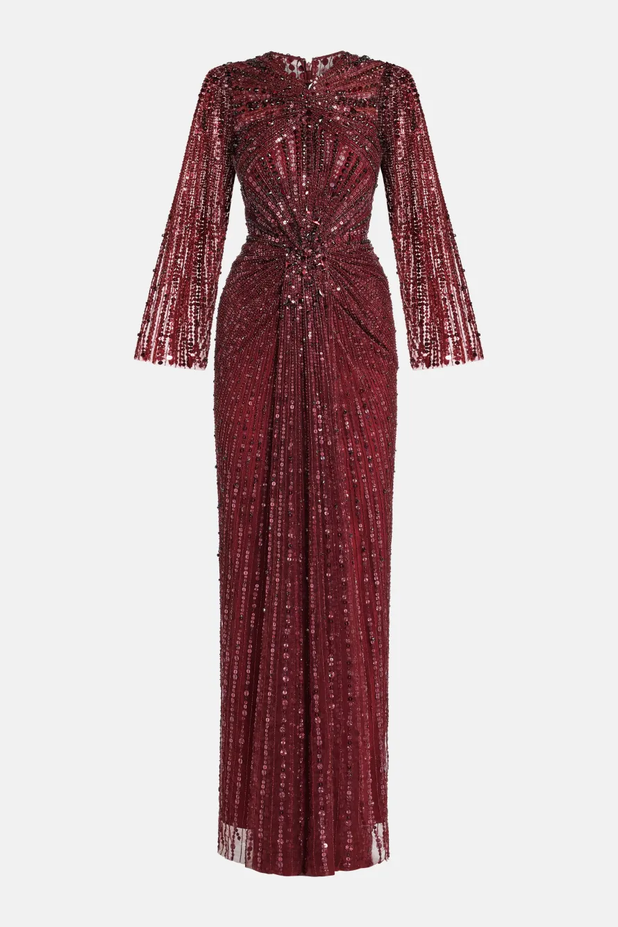 Anja Embellished Evening Gown
