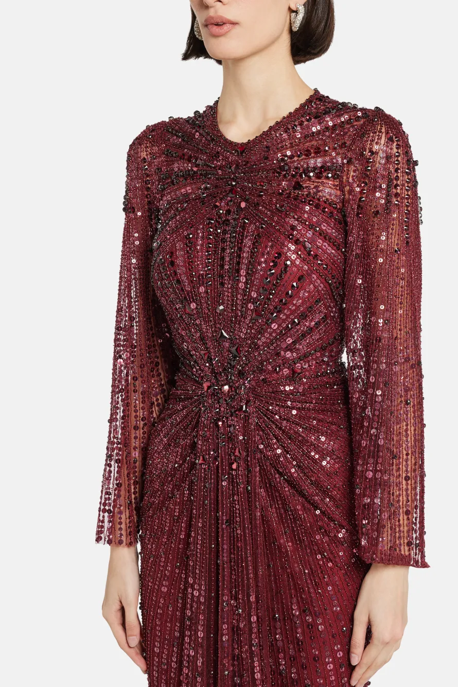 Anja Embellished Evening Gown