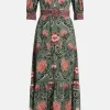 Arabesque Floral Maxi Dress