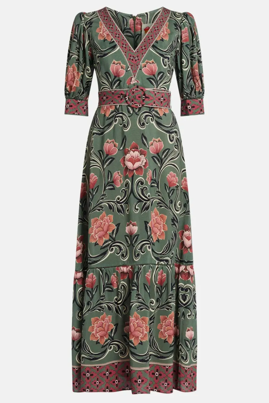 Arabesque Floral Maxi Dress