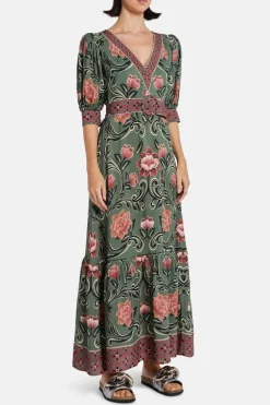 Arabesque Floral Maxi Dress