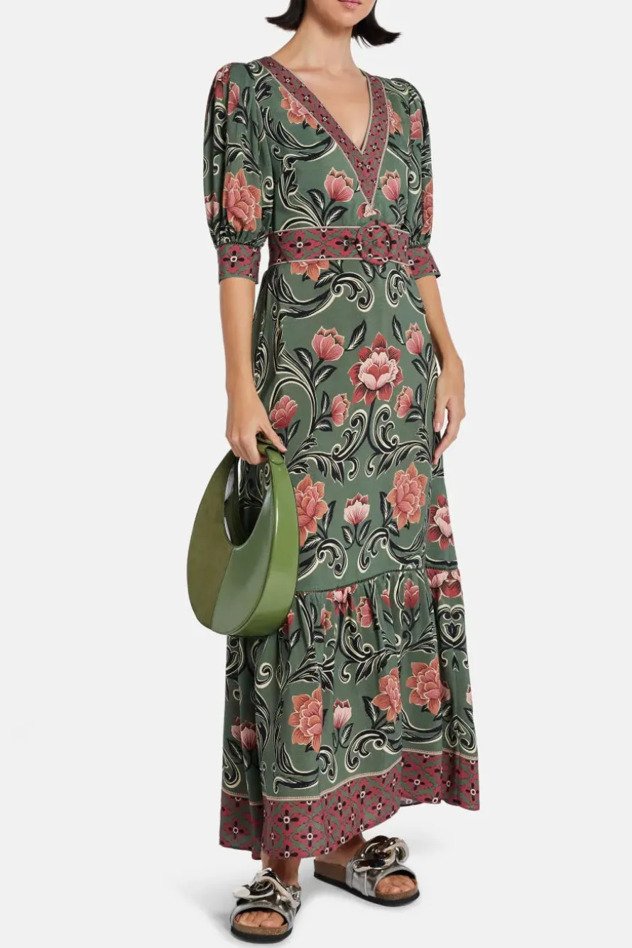 Arabesque Floral Maxi Dress