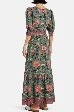 Arabesque Floral Maxi Dress