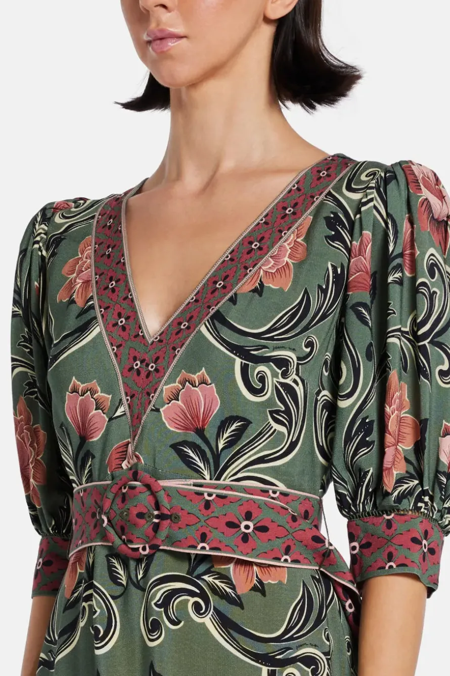 Arabesque Floral Maxi Dress