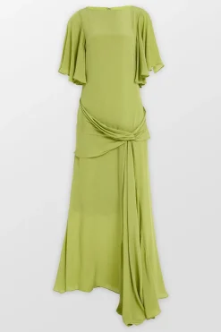 Arlowe Maxi Dress With Front Knot