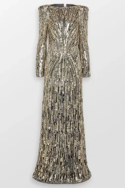 Avalon Embellished Evening Gown