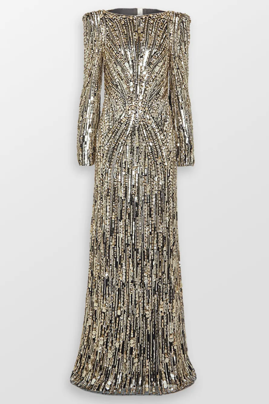 Avalon Embellished Evening Gown