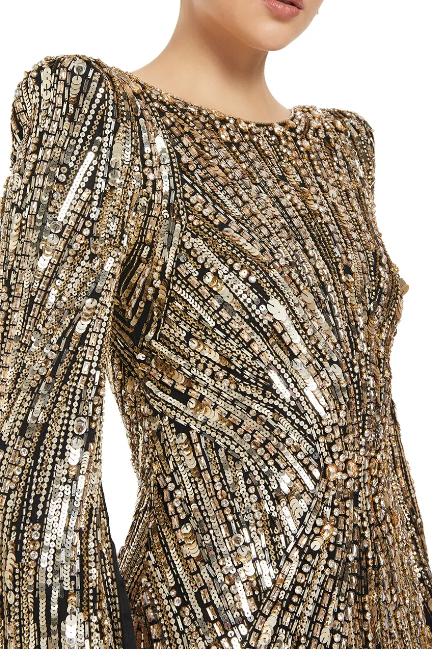 Avalon Embellished Evening Gown