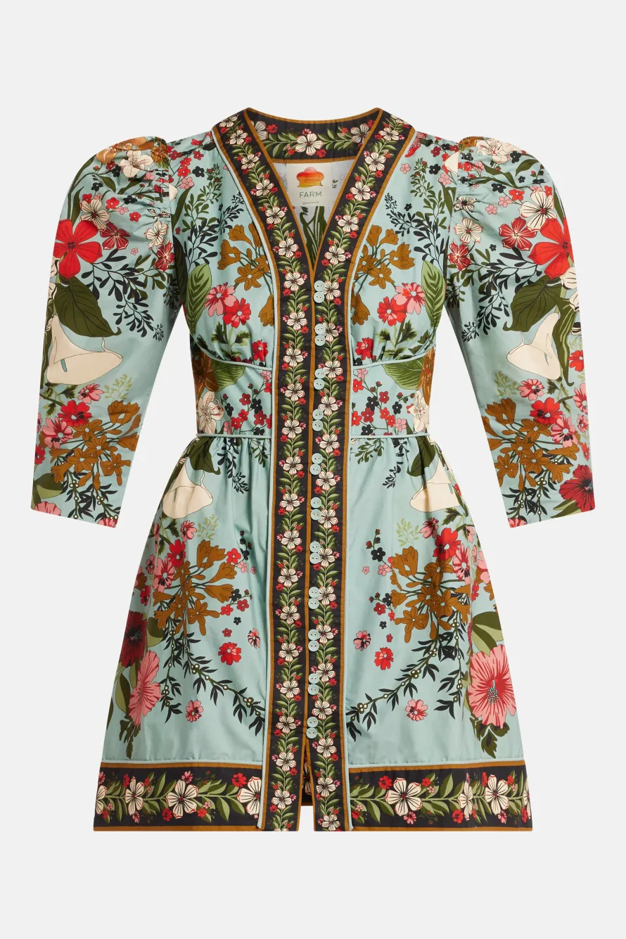 Beauty Bouquet Mini Dress
