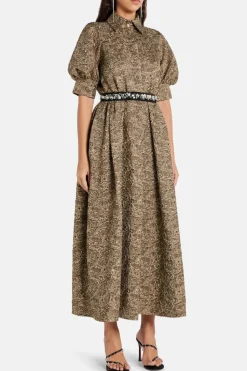Belted Evening Dress