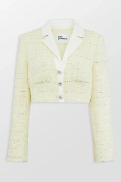 BOUCLE CROPPED JACKET