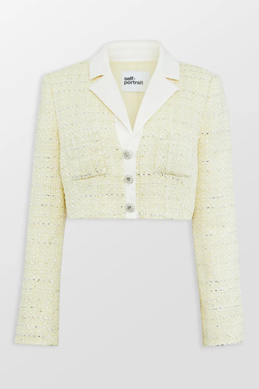 BOUCLE CROPPED JACKET