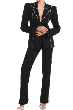Cassius Studded Straight Trouser
