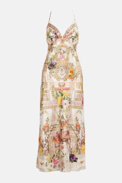 Chain Detail Slip Maxi Dress