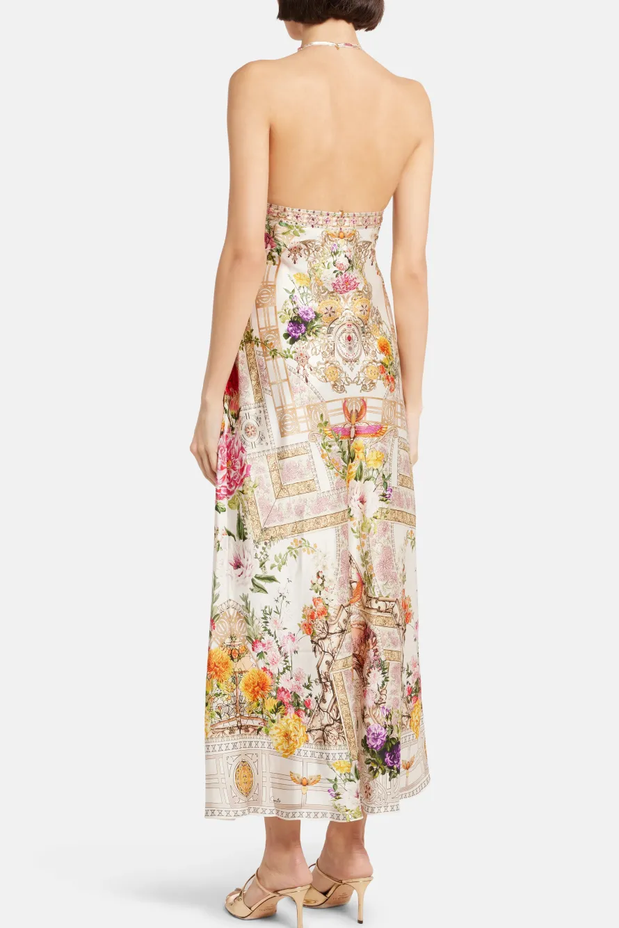 Chain Detail Slip Maxi Dress