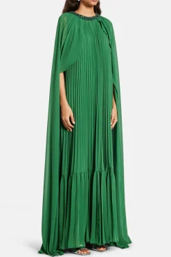 Chiffon Cape Evening Dress