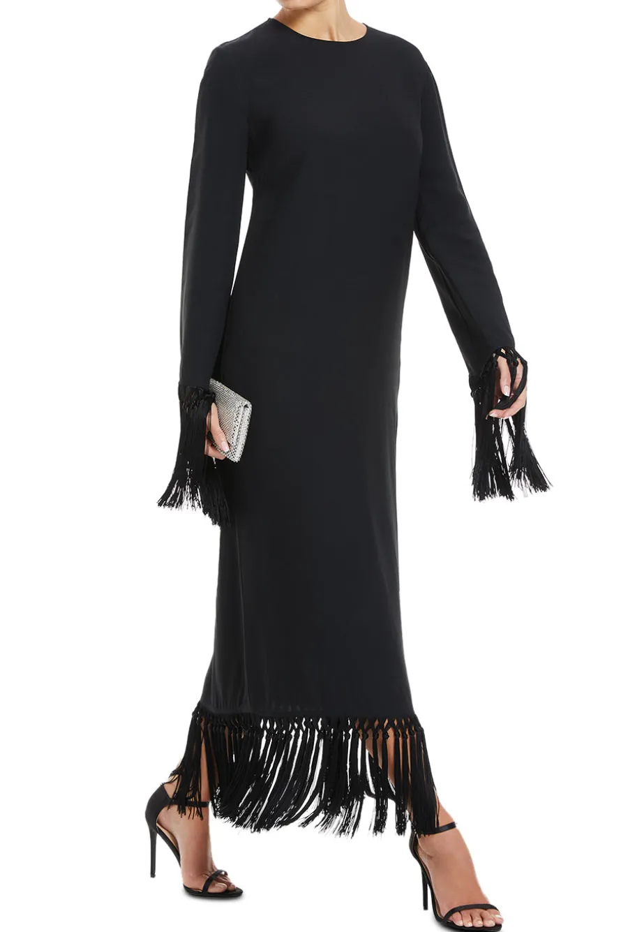 Claudia Fringe Maxi Dress