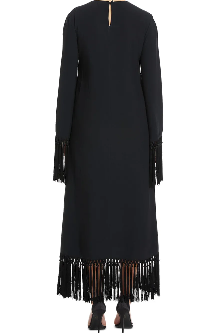 Claudia Fringe Maxi Dress