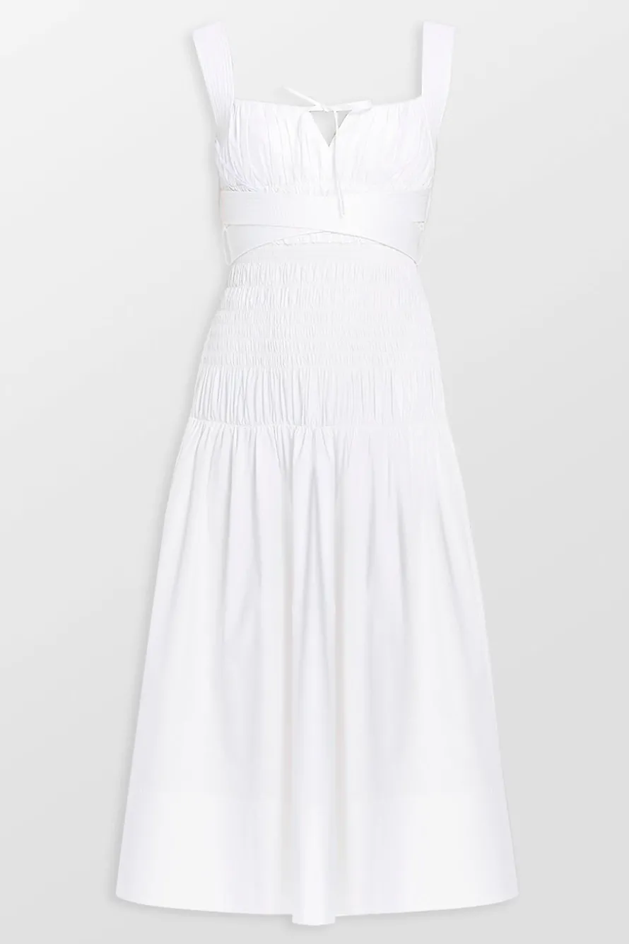 Cotton Midi Dress