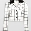 Cream Check Jacket