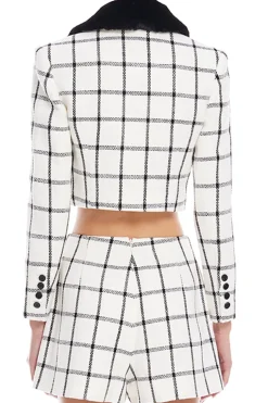 Cream Check Jacket