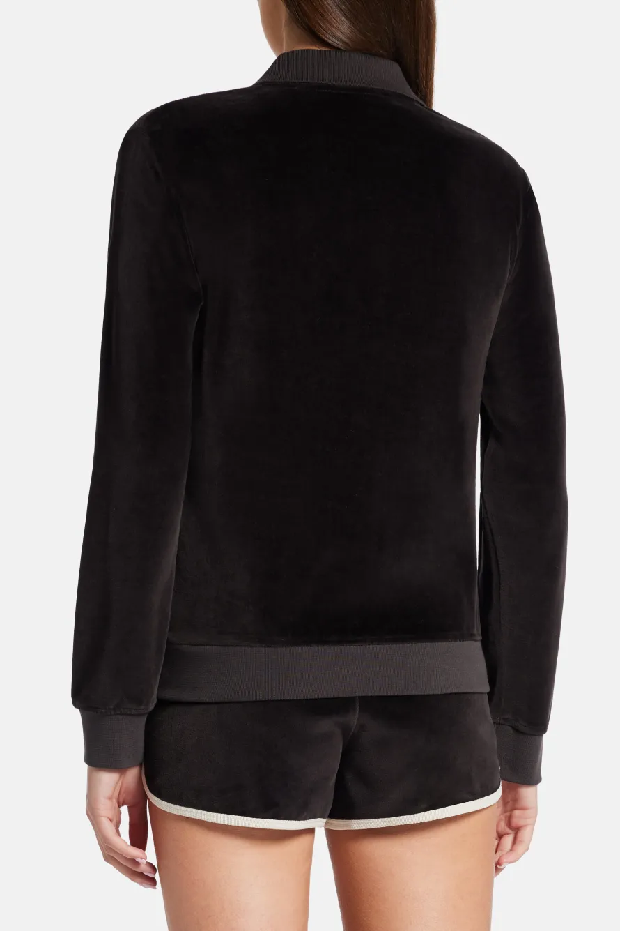 Crest Velour Polo T-Shirt