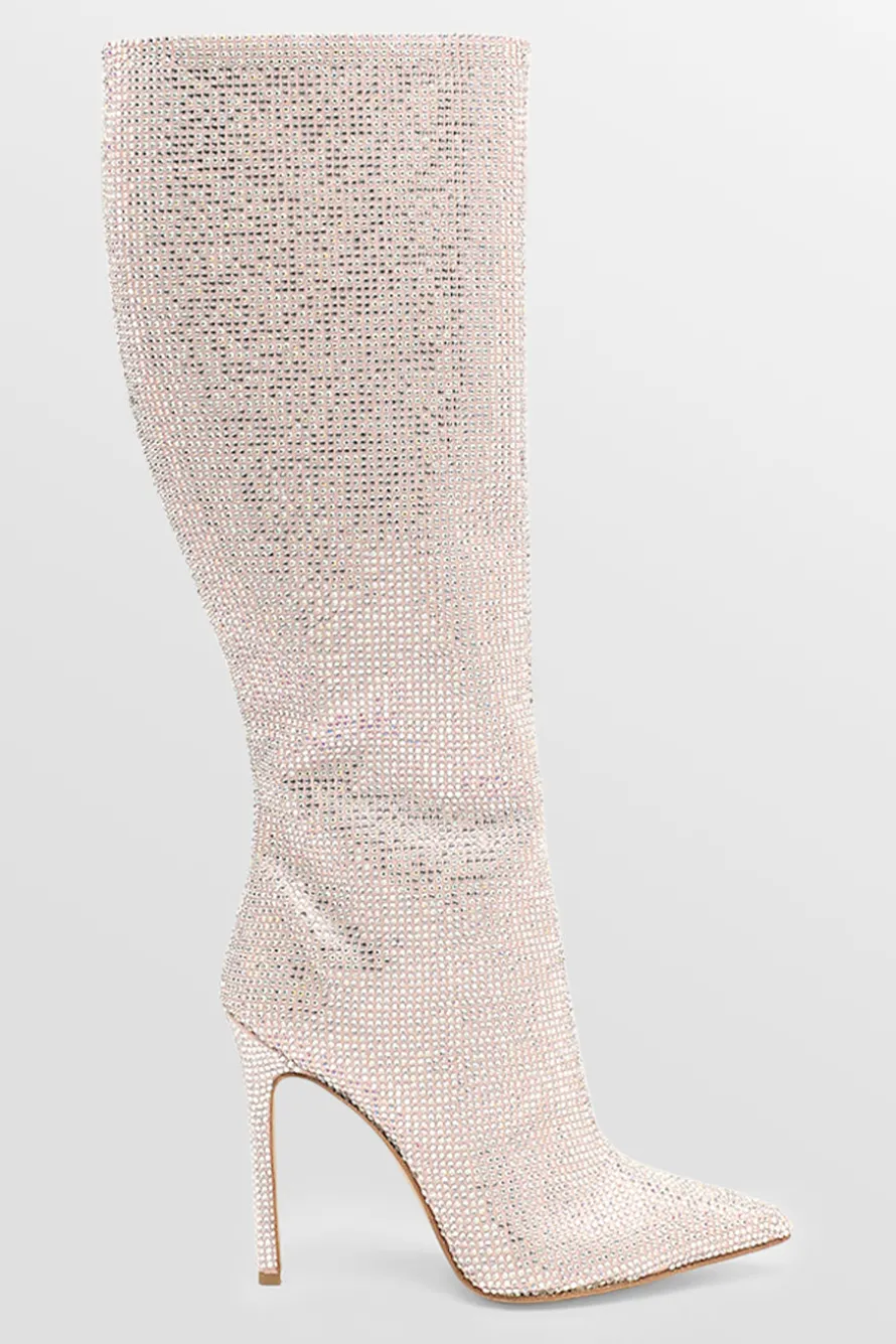 Crystal Embellished Boots