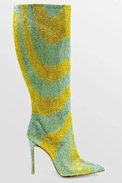 Crystal Embellished Boots
