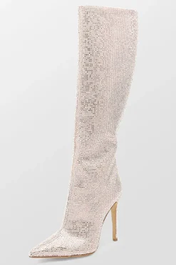 Crystal Embellished Boots