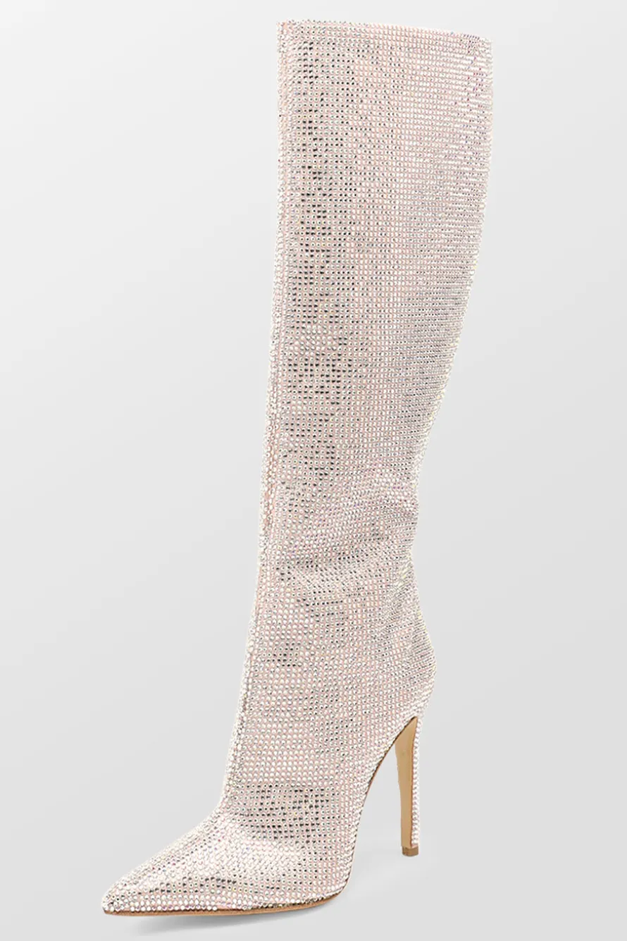 Crystal Embellished Boots