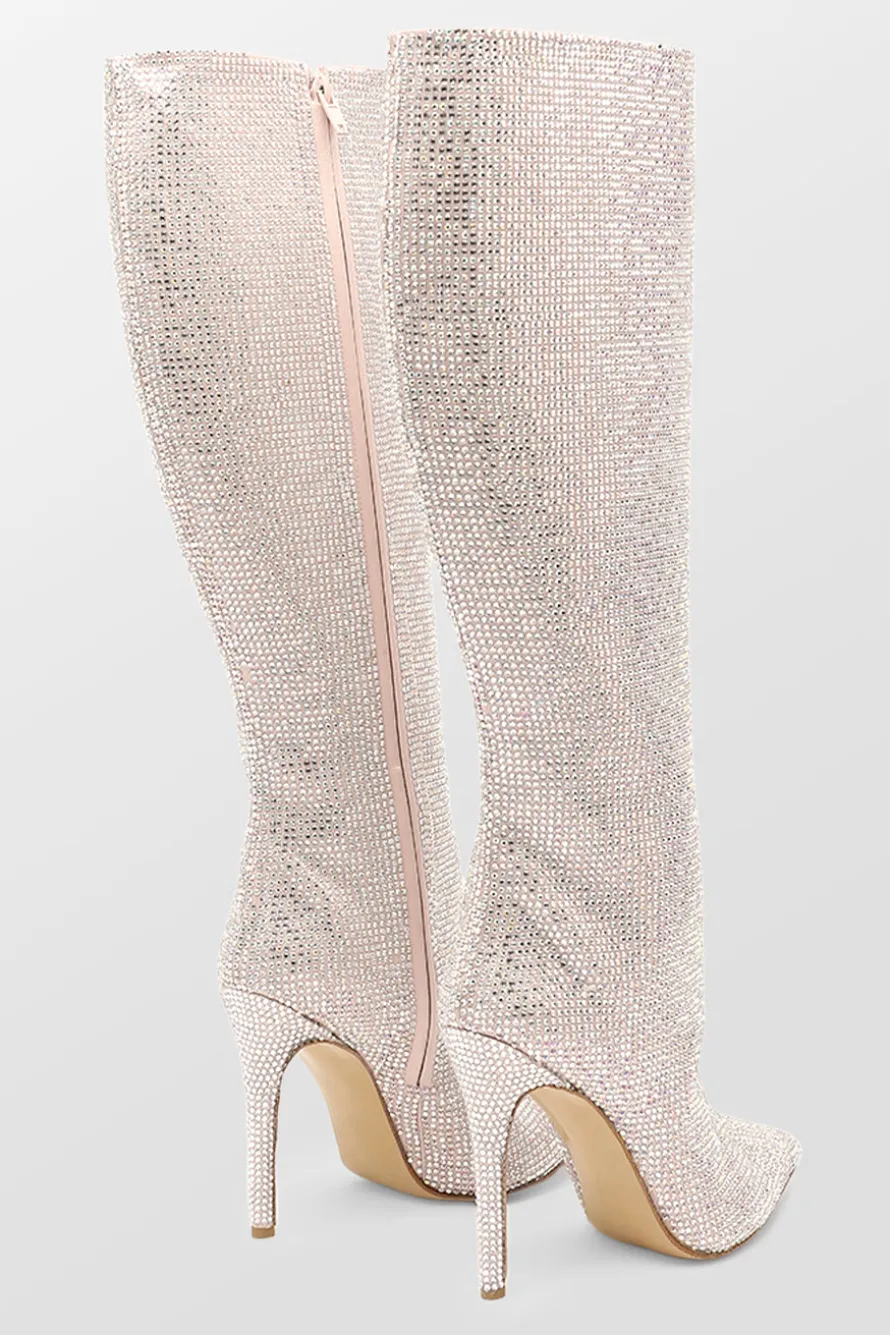 Crystal Embellished Boots