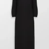 Crystal Embellished Collar Evening Dress