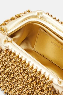 Crystal Embroidery Clutch Bag