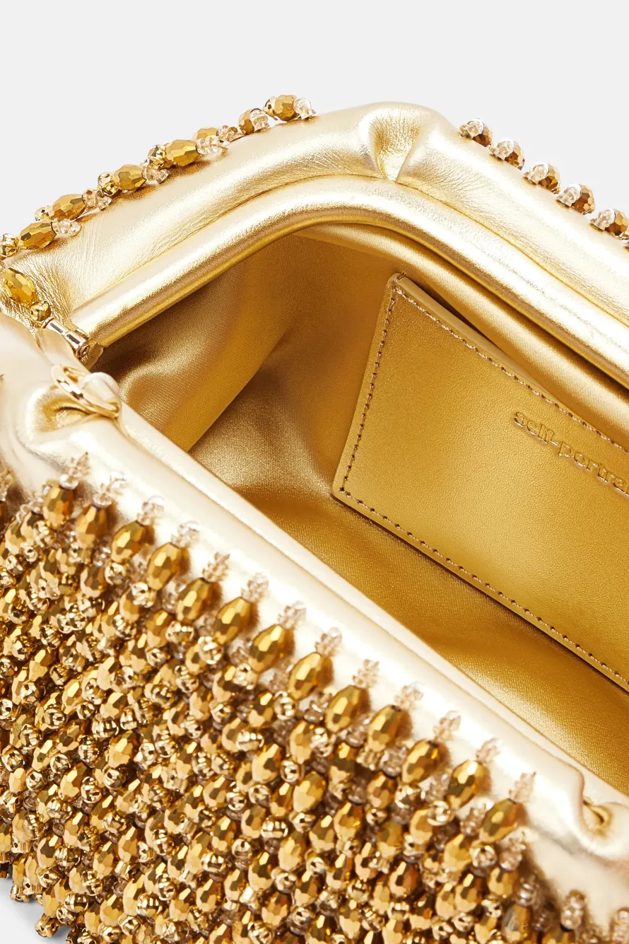 Crystal Embroidery Clutch Bag