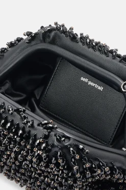 Crystal Embroidery Clutch Bag