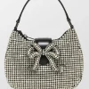 Diamante Crescent Bow Bag