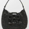 Diamante Crescent Bow Bag