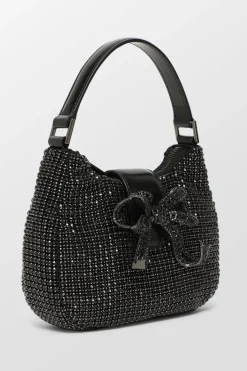 Diamante Crescent Bow Bag