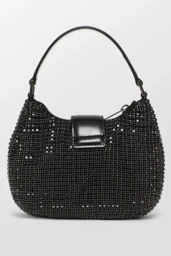 Diamante Crescent Bow Bag