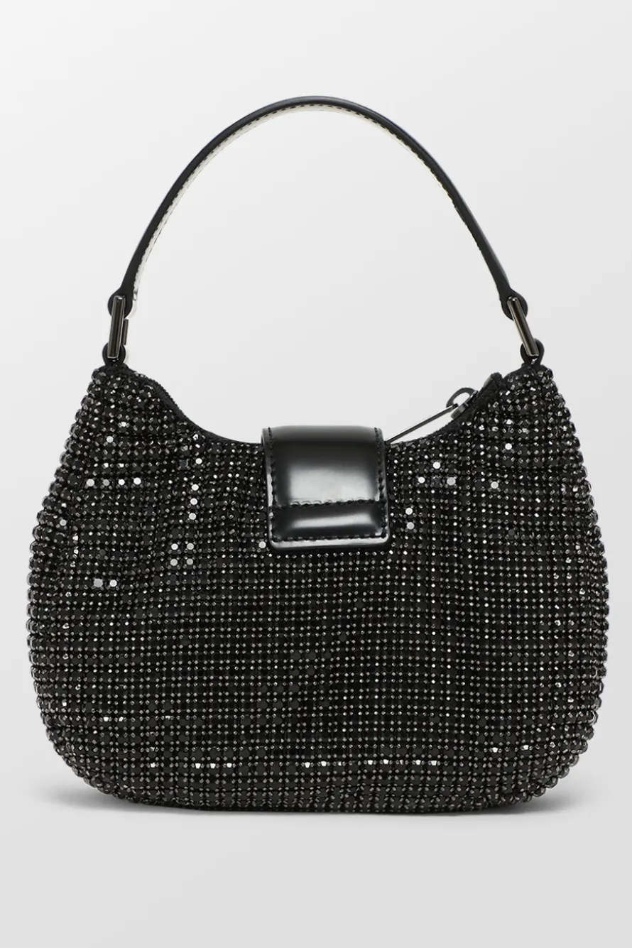 Diamante Crescent Bow Bag