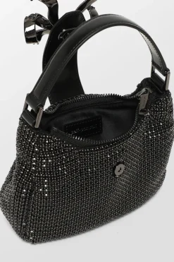 Diamante Crescent Bow Bag