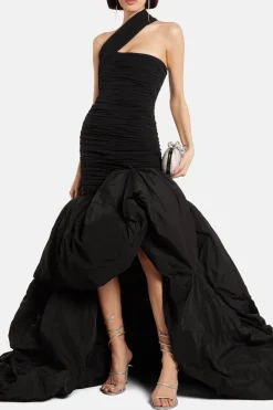 Draped Evening Gown