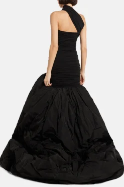Draped Evening Gown