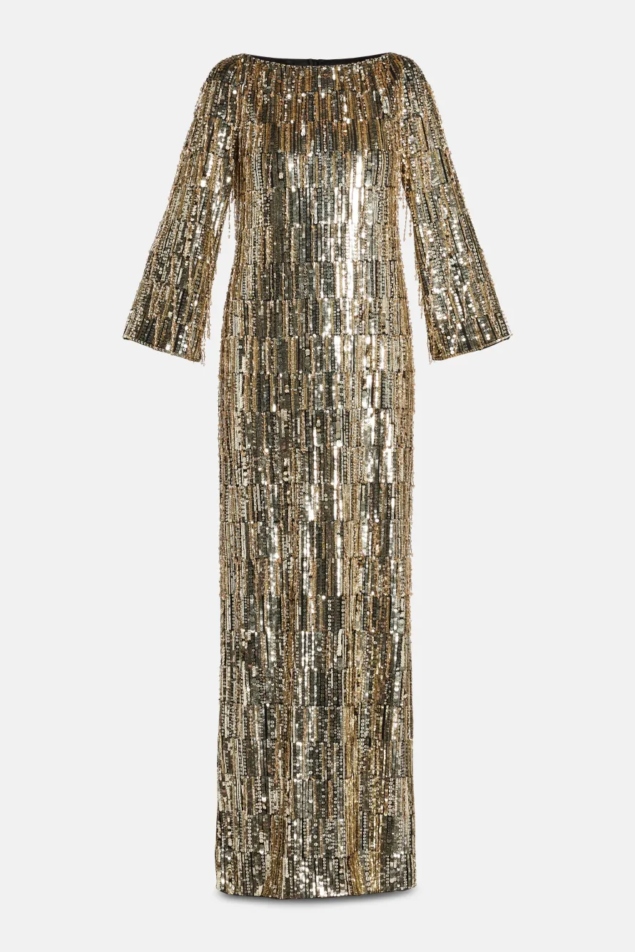 Eartha Embellished Evening Gown