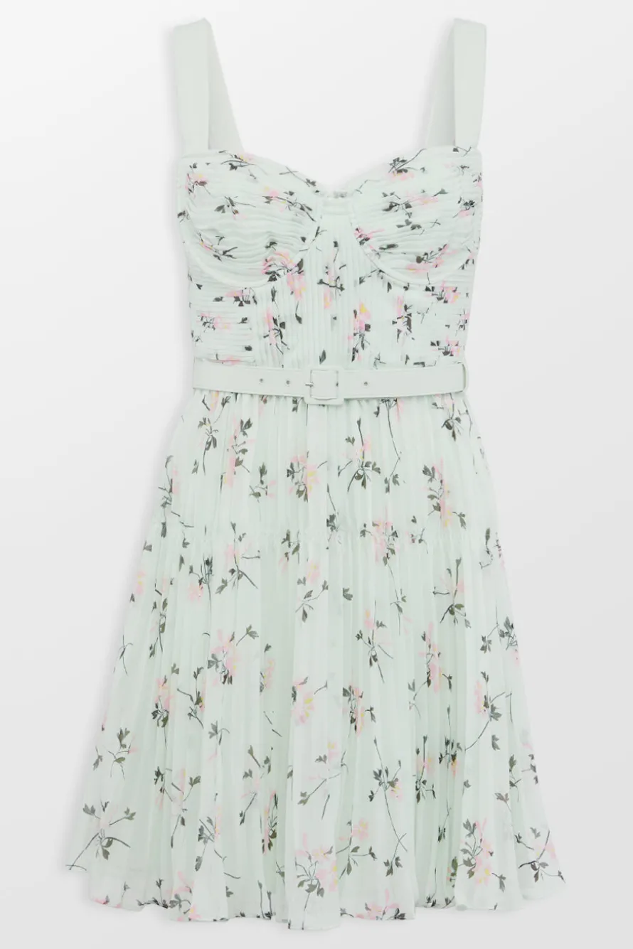 FLORAL PRINT MINI DRESS