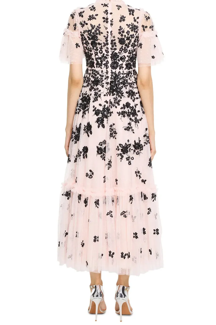 Fluttering Flowers Maxi Dress