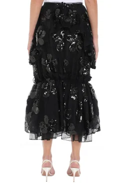 Gathered Ruffle Skirt