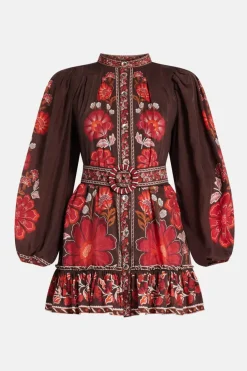 Gigi Tapestry Mini Dress