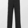 High Waisted Full Length Trouser
